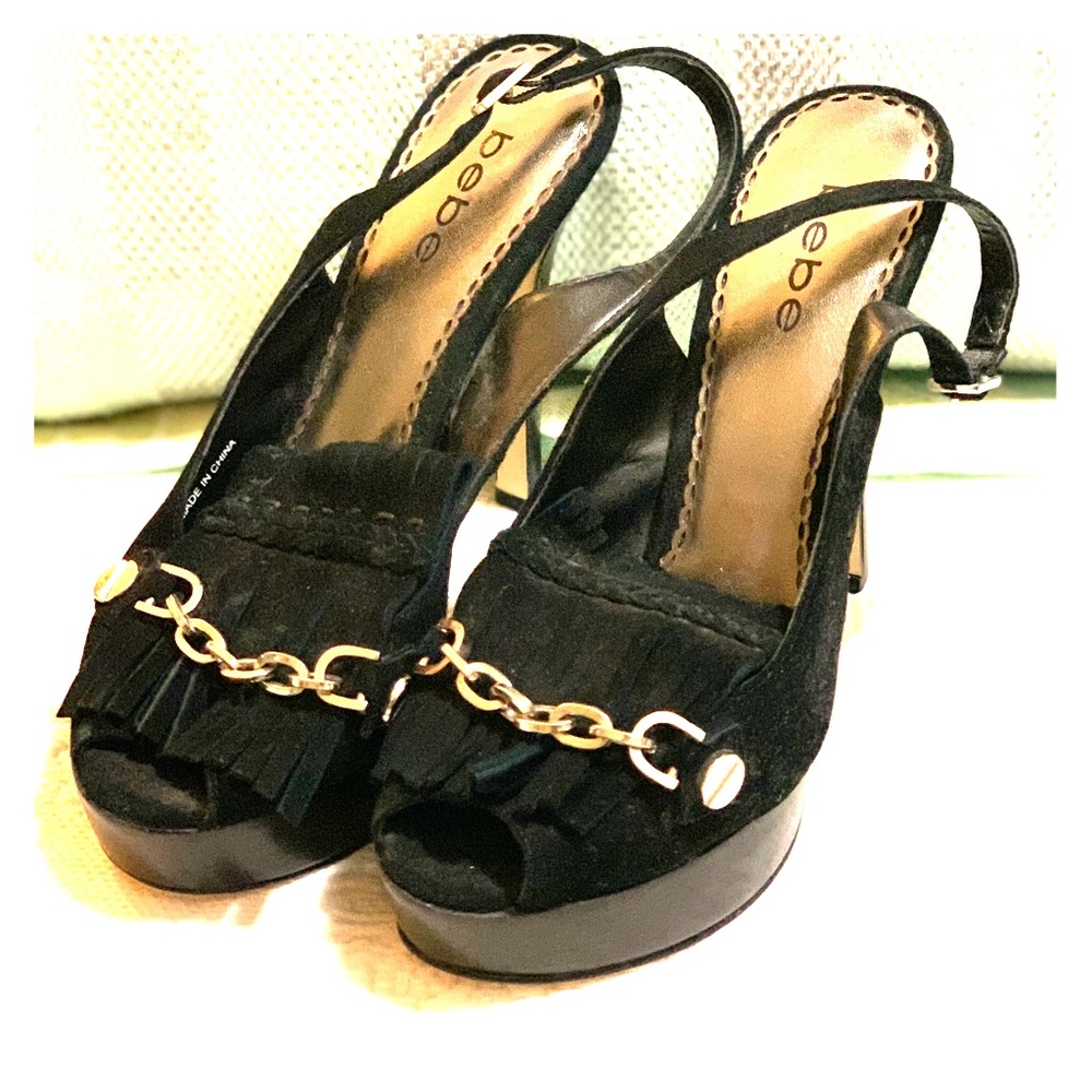 BeBe Black Stiletto Sanskrit